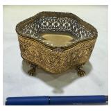 Ormolu Filigree Jewelry Box
