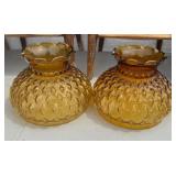 Amber Glass Lamp Shades