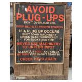Safety Sign Door