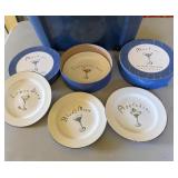 Barn Martini Plate Set