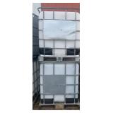 Stacked Plastic IBC Totes