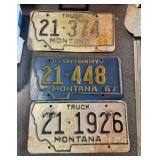 Montana Truck License Plates