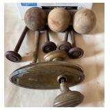 Doorknobs & Wooden Dowels