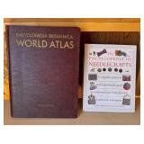 Encyclopedias: Atlas and Needlecrafts