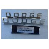 Dodge Dart Custom Emblems