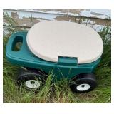 Green Garden Cart