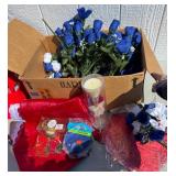 Silk Flowers and Decor