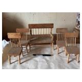 Wood Dollhouse Furniture