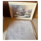 Currier & Ives Print