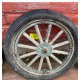 poked Wheel & Rubber Tire