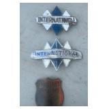 Vintage Emblems & Plate
