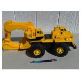 Yellow Plastic Excavator Truck