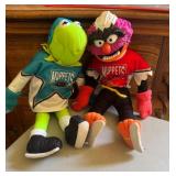 Kermit & Animal Plush Pair