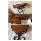 Half-Moon Wall Shelves
