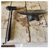 Cast Iron Anvil/ Hammer Set