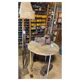 Metalworking Lamp & Table