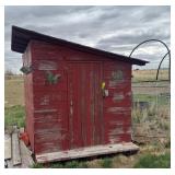 Chicken Coop With Enclosed Cage