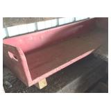 Wood Seat Tool Box,