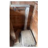 Vintage Cast Iron Platform Scale