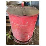 Metal Fire Safety Waste Can