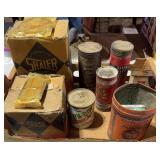 Vintage Lubricant Tins