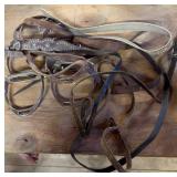 Leather Bridle and Stirrup