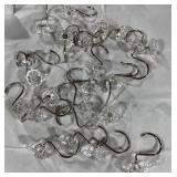 Acrylic Shower Curtain Hooks
