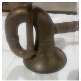 Solid Brass Bugle-Style Horn