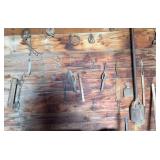 Rustic Iron Farm Tools