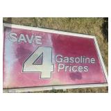 Gasoline Price Promotional Sign