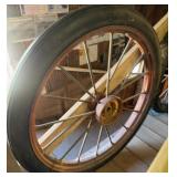 Antique Wood-Spoke Wheel