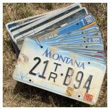 Montana License Plate Collection