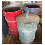Metal Storage Barrels