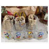 4 McDonald's Disney Glasses 2000
