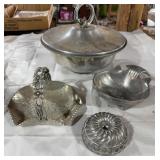 Vintage B.M. Bucenium Metal Tableware
