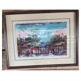 Framed Car Junkyard Print