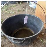 Black Enamelware Stock Pot