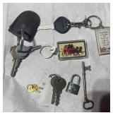 Vintage Keys and Keychains