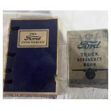 Ford Reference Books 1925 and 1939