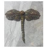 Metal Dragonfly Brooch