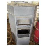 Plastic Towel and Waste Receptacle