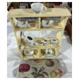 Porcelain Miniature Tea Set