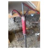 Red Manual Barrel Hand Pump