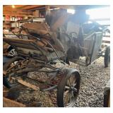 Horse-Drawn Wooden Carriage