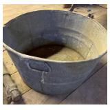 Galvanized Metal Wash Tub