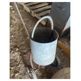 Vintage Metal Grease Pump Cart