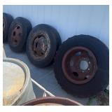 8.25-20 10-Ply Truck Tires & Rims