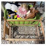 Doll Cradle & Assorted Toys
