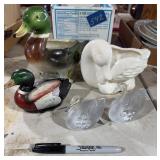 Duck and Swan Figurines