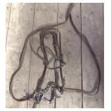 Leather Horse Bridle With Metal Bit